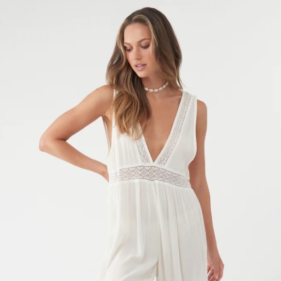 🔆O’NEILL🔆 SANDE JUMPSUIT COVER UP ROMPER BEAUTIFUL COMFY - Picture 3 of 16